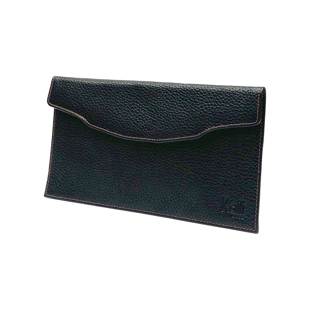 image-K0034AB | Flat Envelope / Document Holder in Genuine Leather Col. Black