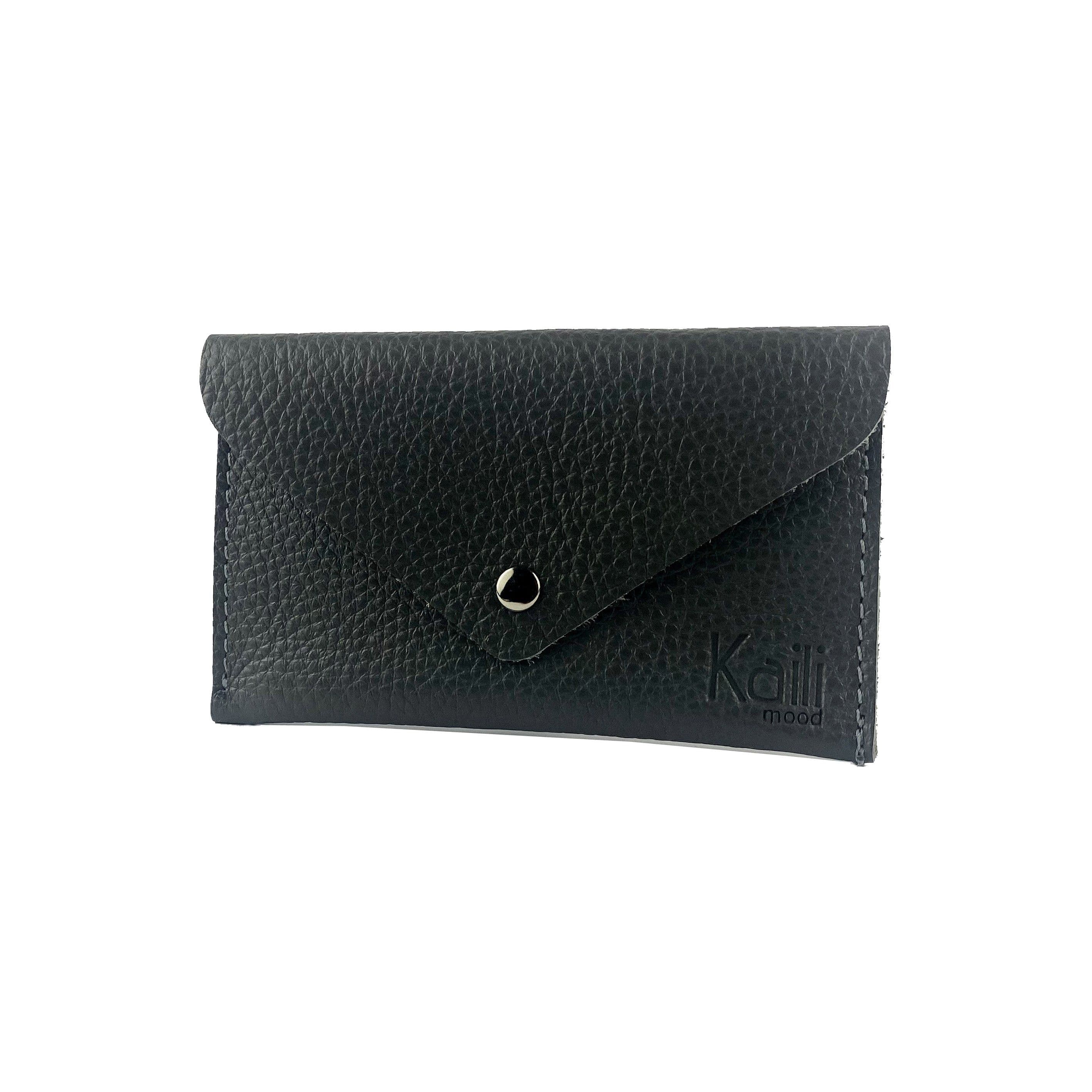 image-K0040AB | Pouch in Genuine Leather Made in Italy Col. Black