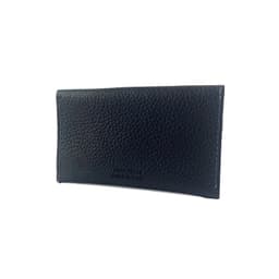 image-K0040AB | Pouch in Genuine Leather Made in Italy Col. Black