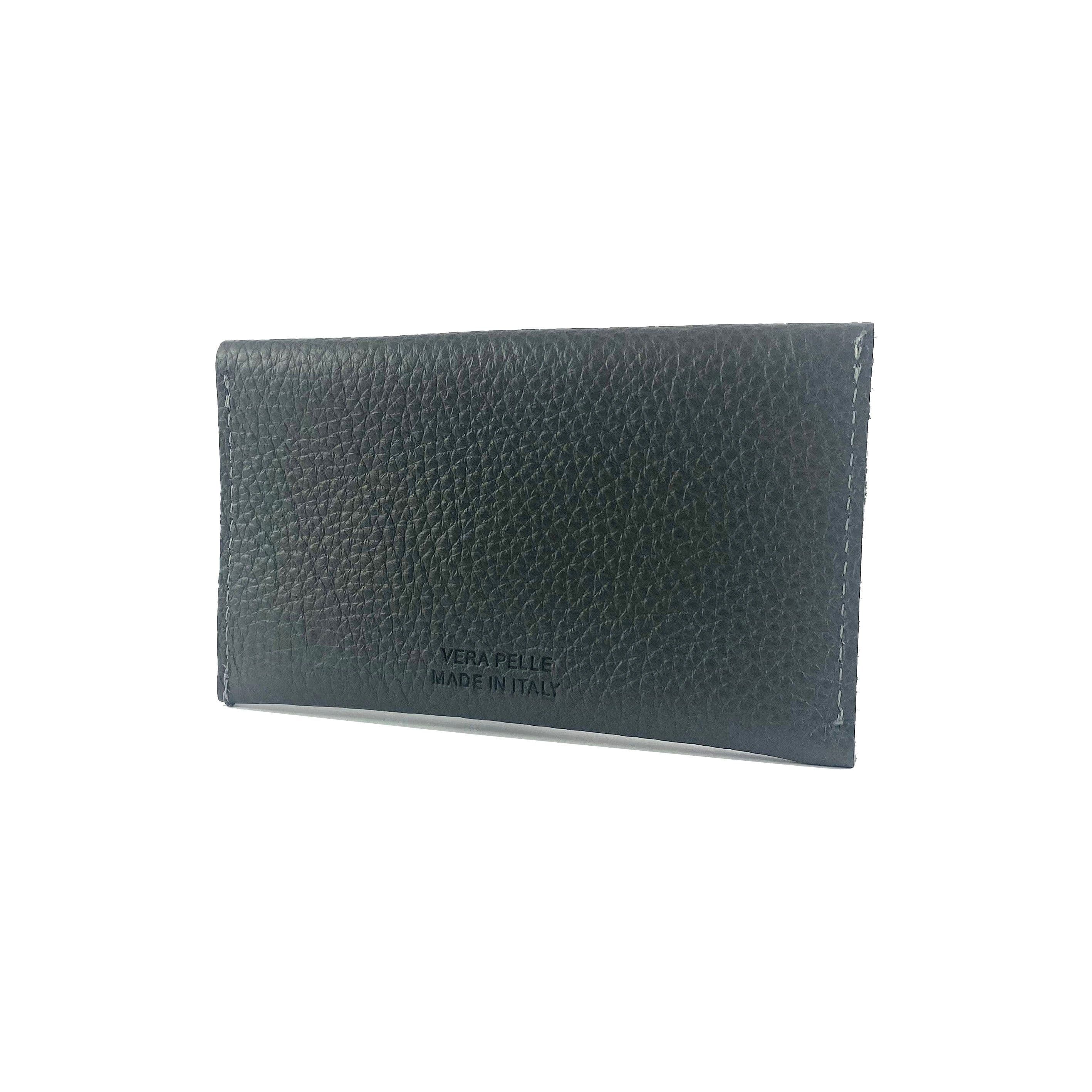 image-K0040FB | Pouch in Genuine Leather Made in Italy Col. Gray