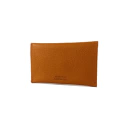 image-K0040LB | Pouch in Genuine Leather Made in Italy Col. Orange