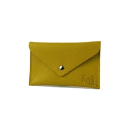 image-K0040RB | Pouch in Genuine Leather Made in Italy Col. Yellow