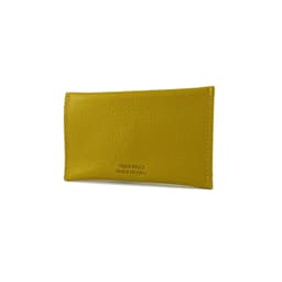 image-K0040RB | Pouch in Genuine Leather Made in Italy Col. Yellow