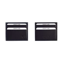 image-K10216AB | Credit Card Holder - Genuine Leather Col. Black