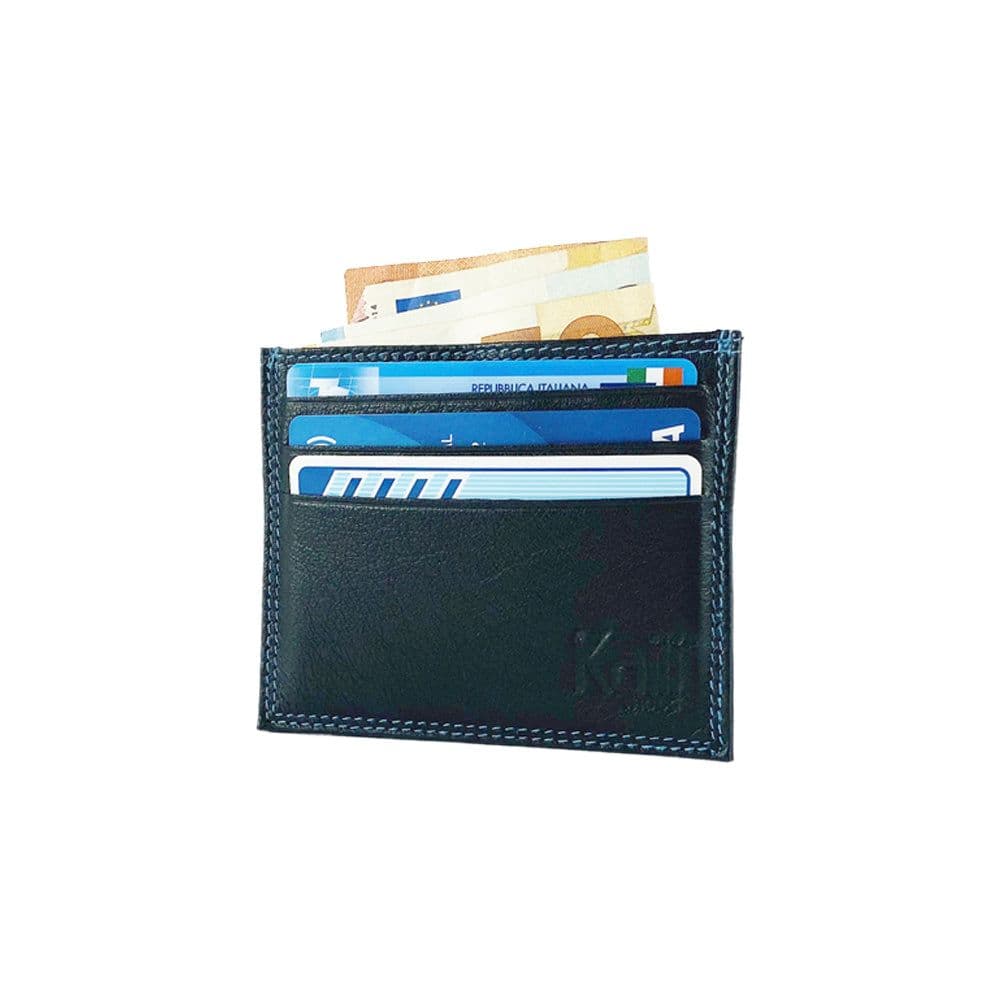 image-K10216AB | Credit Card Holder - Genuine Leather Col. Black