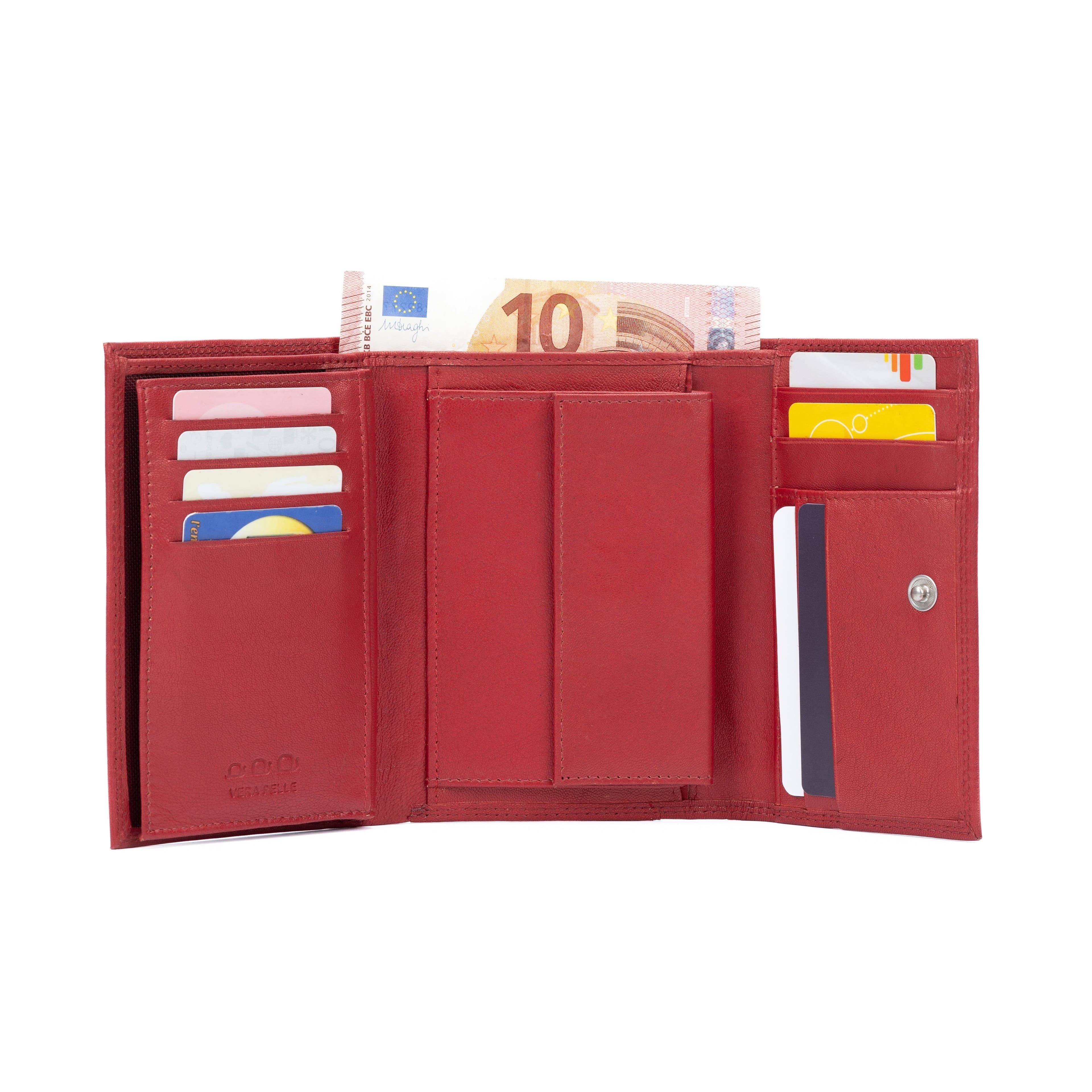 image-K10233VB | Women's Wallets - Genuine Leather Col. Red