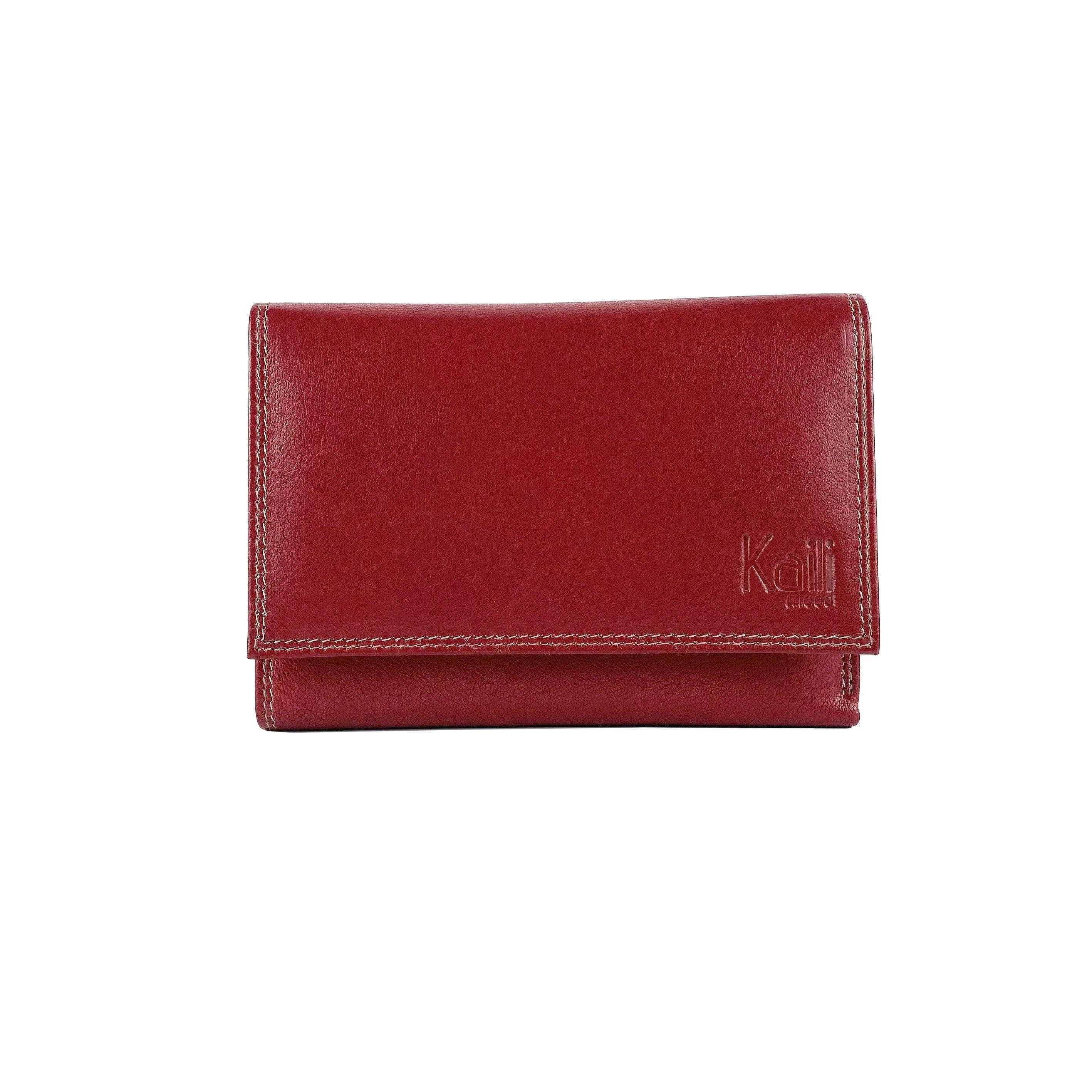 image-K10233VB | Women's Wallets - Genuine Leather Col. Red