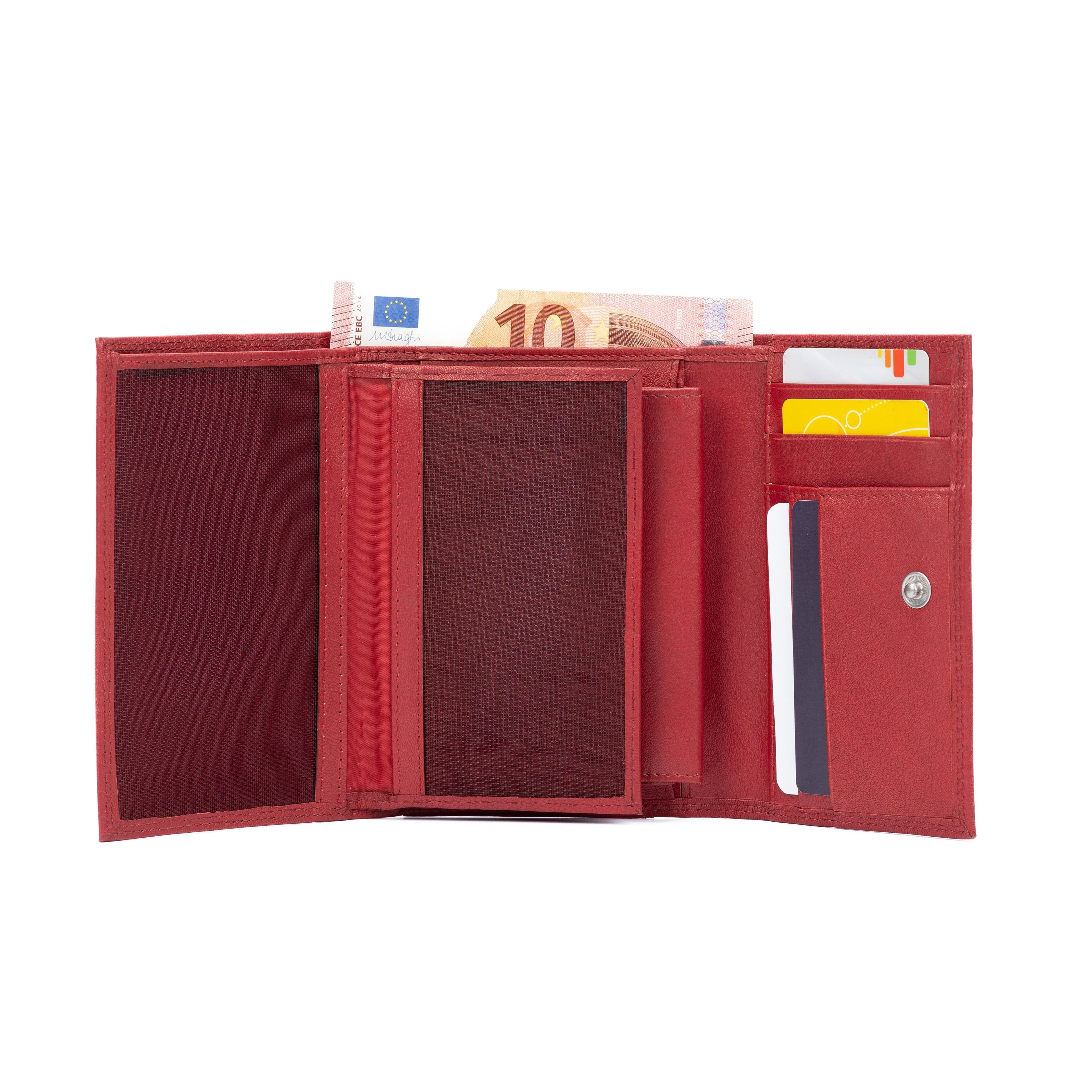 image-K10233VB | Women's Wallets - Genuine Leather Col. Red