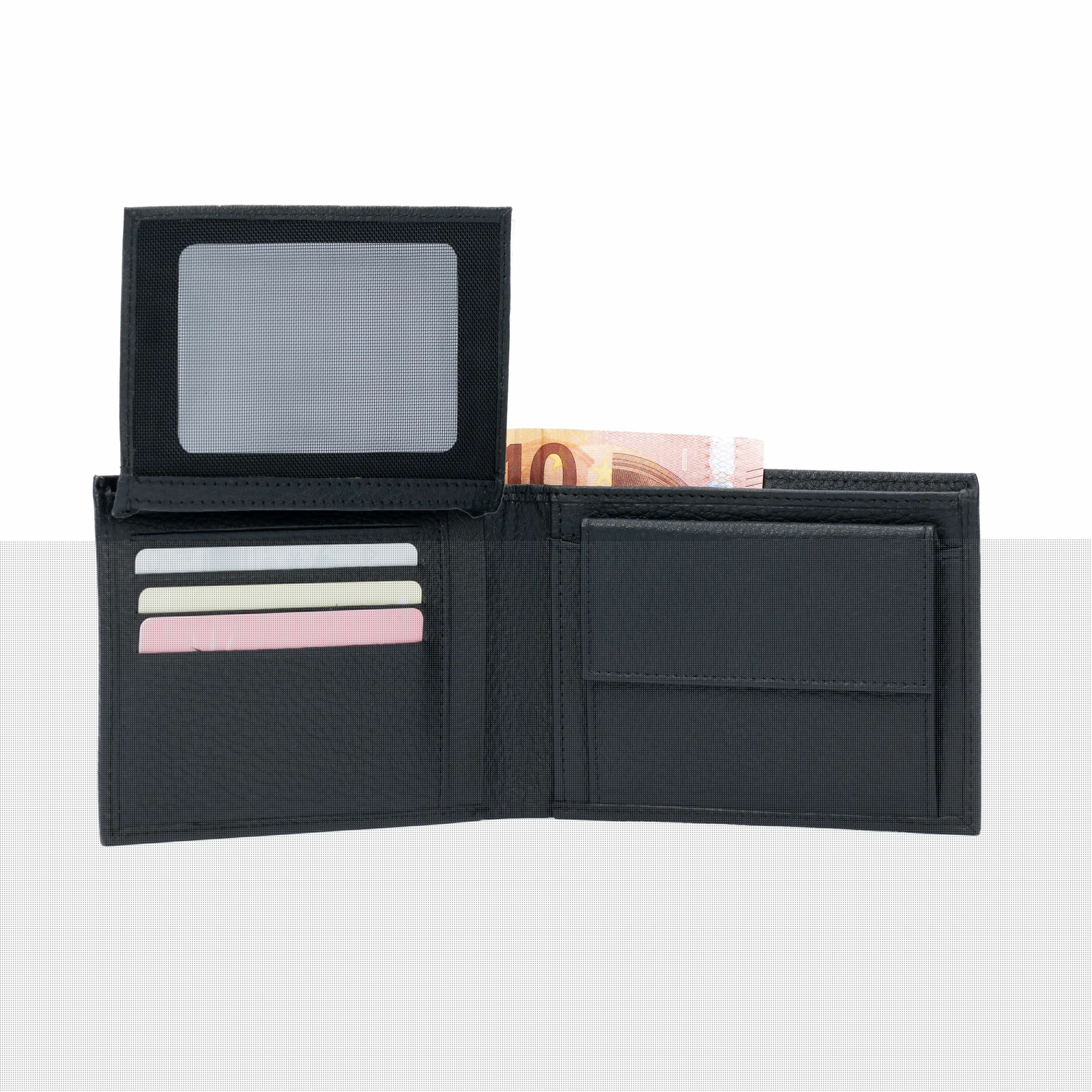 image-K10304AB | Men's Wallets - Genuine Leather Col. Black
