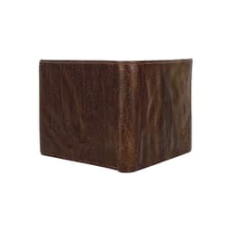 image-K10603BB | Portafogli Uomo in Vera Pelle pieno fiore, Volanata. Colore Testa Moro. Tasca p/monete. Dimensioni da chiuso: cm 12,5 x 9,3 x 1. Confezione: Gift Box rigido fondo/coperchio
