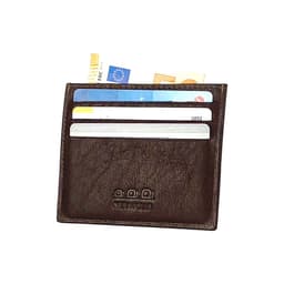 image-K10616BB | Credit Card Holder - Genuine Dark Brown Leather