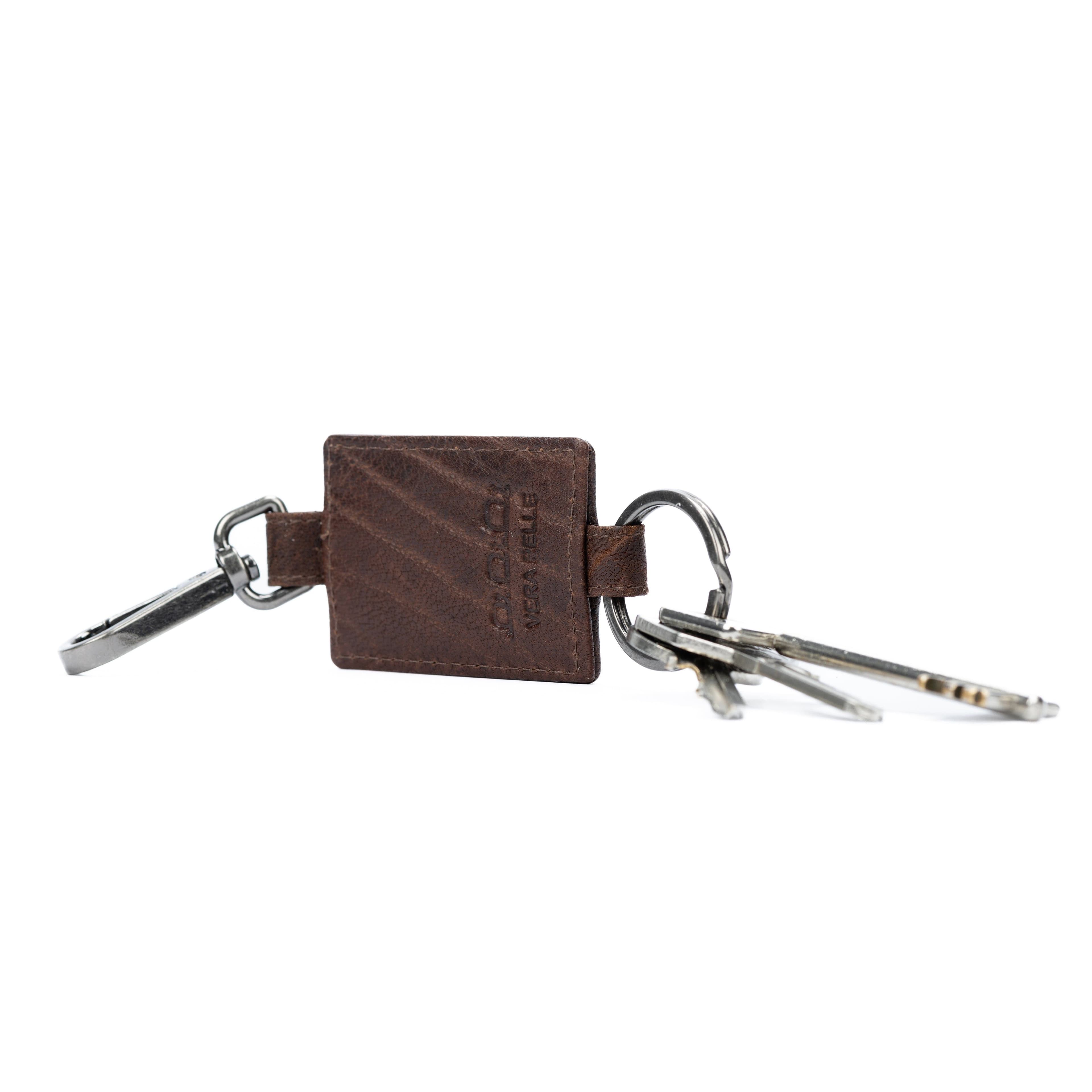 image-K10650BB | Keychain - Genuine Leather Col. Testa Moro