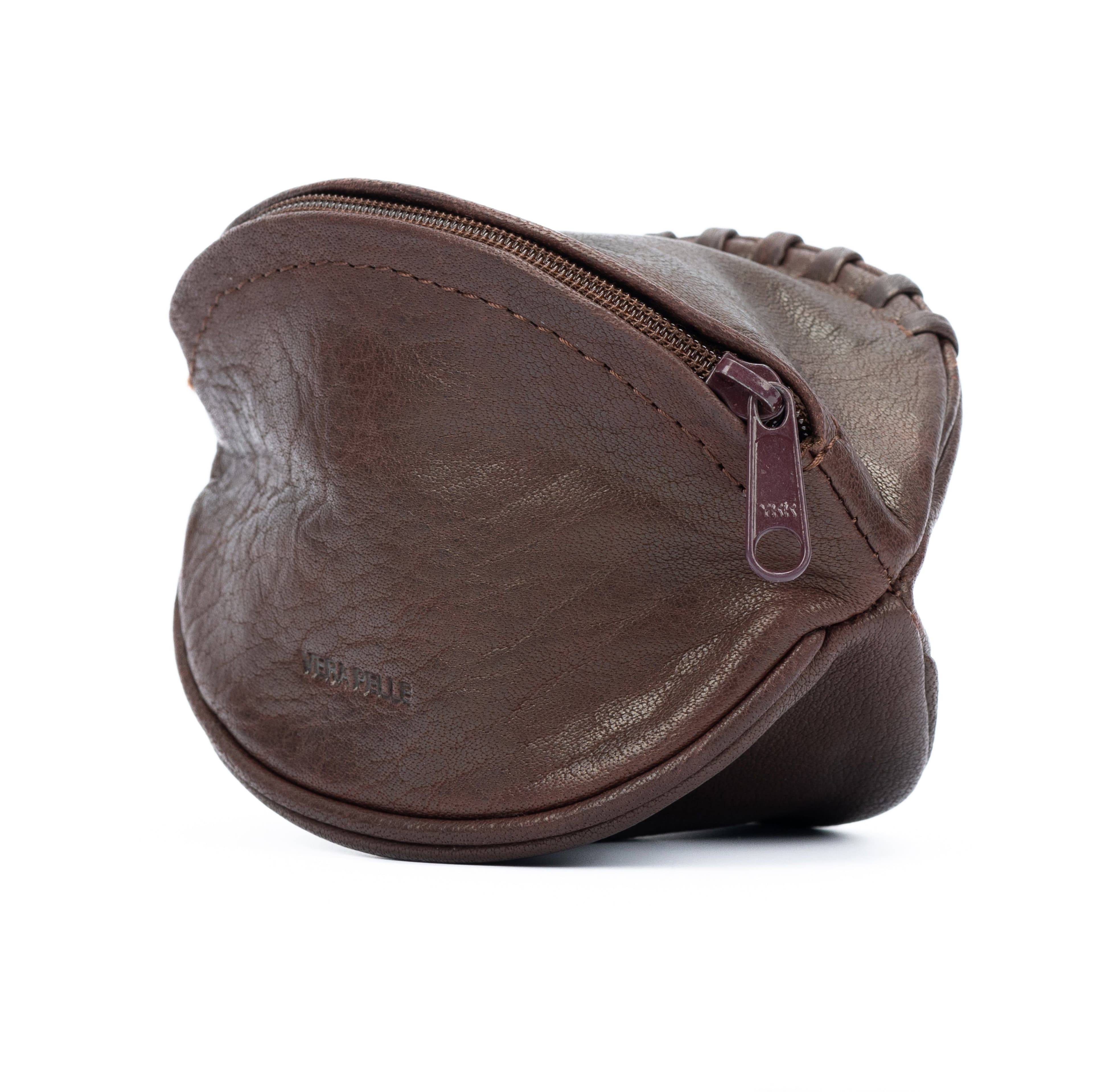 image-K10655BB | Rugby Ball Mini Pochette/Keyring - Genuine Leather
