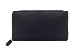 image-K10838AB | Women's Wallet with Zip Closure - Genuine Leather Col. Black