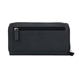 image-K10838AB | Women's Wallet with Zip Closure - Genuine Leather Col. Black