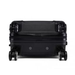 image-K1871-1L - Kono ABS Sculpted Horizontal Design 20 Inch Cabin Luggage - Black