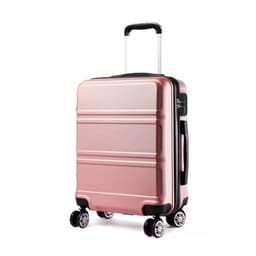 image-K1871-1L - Kono ABS Sculpted Horizontal Design 24 Inch Suitcase - Nude