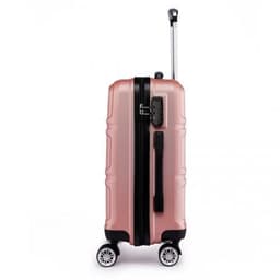 image-K1871-1L - Kono ABS Sculpted Horizontal Design 24 Inch Suitcase - Nude