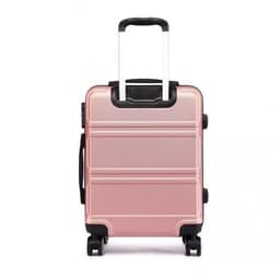 image-K1871-1L - Kono ABS Sculpted Horizontal Design 24 Inch Suitcase - Nude
