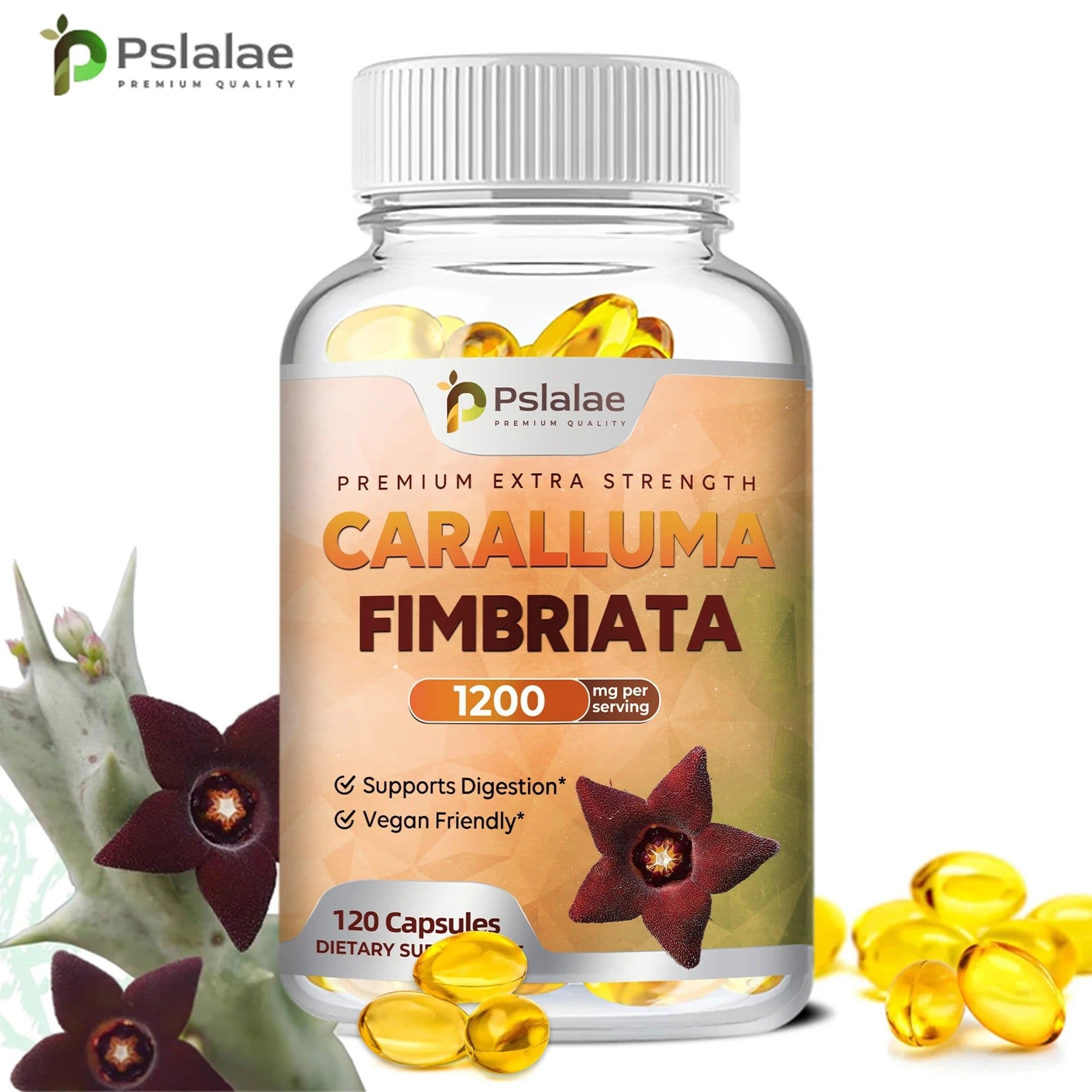 image-Caralluma Fimbriata Capsules - Improves Endurance, Improves Concentration, Boosts Metabolism, Immune Support - 120 Capsules