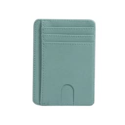 image-THINKTHENDO Slim RFID Blocking Leather Wallet Credit ID Card Holder Purse Money Case for Men Women 2020 Fashion Bag 11.5x8x0.5cm