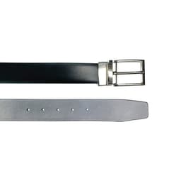 image-K4002AFB | Double Face Men's Belt - Genuine Leather Col. Black/Grey