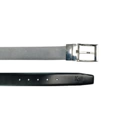 image-K4002AFB | Double Face Men's Belt - Genuine Leather Col. Black/Grey