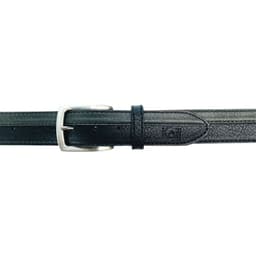 image-K4007AKB | Two-Tone Men's Belt - Col. Black/Anthracite