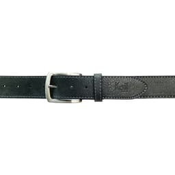 image-K4008KB | Cintura Uomo in Fodera Pelle Finitura in Pu. Colore Antracite. Dimensioni: cm 125 x 3,8 x 0,5 (giro vita cm 110). Confezione: Gift Box rigido fondo/coperchio