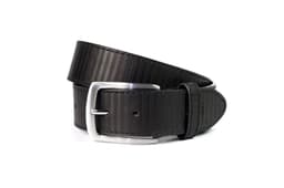 image-K4009AB | Cintura Uomo Allover in Fodera Pelle Finitura in Pu. Colore Nero. Dimensioni: cm 125 x 3,8 x 0,5 (giro vita cm 110). Confezione: Gift Box rigido fondo/coperchio
