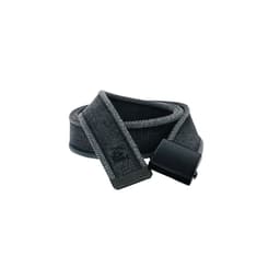 image-K4010KB | Stone Washed Col. Anthracite Canvas Ribbon Belt with Matt Black Buckle. Dimensions: cm 125 x 4 x 0,5 One Size - Can be shortened. Packaging: rigid bottom/lid Gift Box