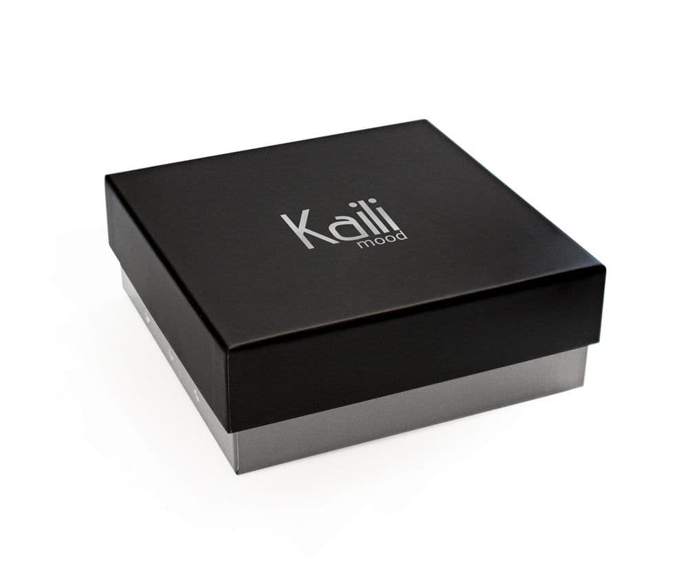 image-K4010KB | Stone Washed Col. Anthracite Canvas Ribbon Belt with Matt Black Buckle. Dimensions: cm 125 x 4 x 0,5 One Size - Can be shortened. Packaging: rigid bottom/lid Gift Box