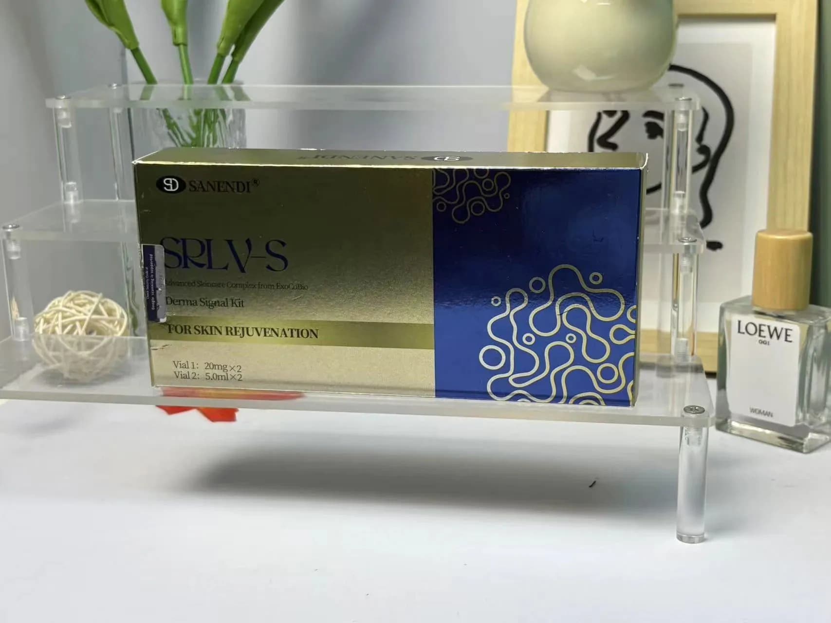 image-Exo Stem Cell Skin Booster with Hyaluronic Acid for Face Skin Advanced Complex Anti-Aging Whitening Booster Treatment