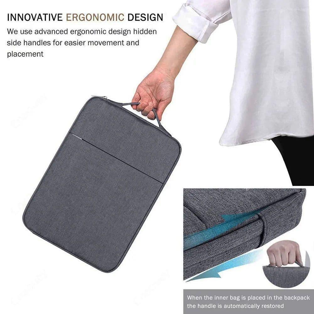 image-Laptop Sleeve Handbag Case for HP 13.3" 13.5" 14" 15.6" 16" Waterproof zipper Portable Notebook Cover for HP 11.6" 12.5" Bag
