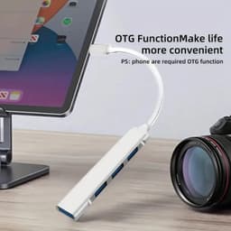 image-4 Port Multi Splitter Type C HUB 3.0 USB 3.1 Adapter OTG For Xiaomi Lenovo Macbook 13 15 Air Pro PC Computer Accessories