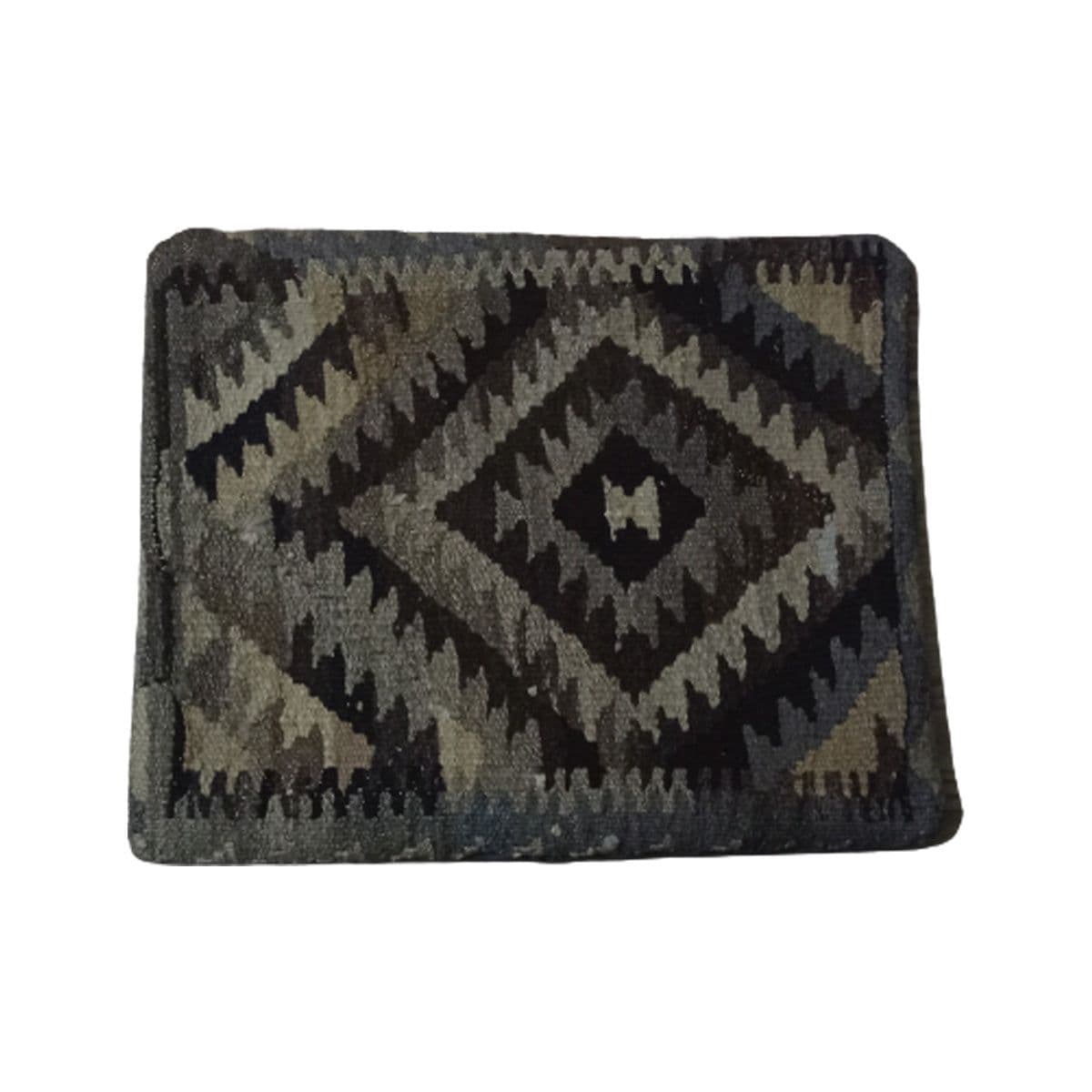 image-Kilim Handwoven Taupe Cushion Cover