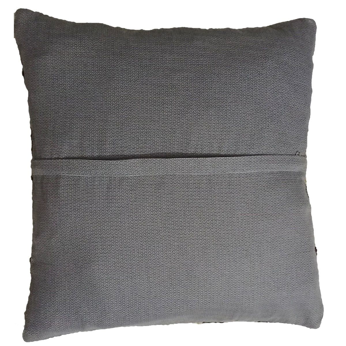 image-Kilim Handwoven Taupe Cushion Cover