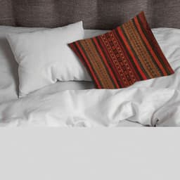 image-Baluchi Kilim Handwoven Iroko Cushion Cover