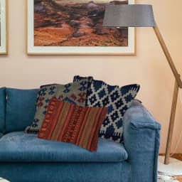 image-Baluchi Kilim Handwoven Merlot Cushion Cover