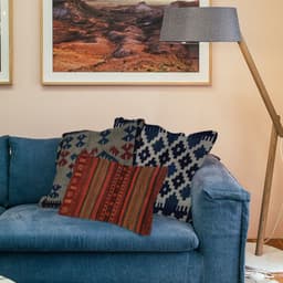 image-Baluchi Kilim Handwoven Merlot Cushion Cover