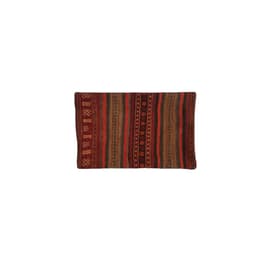 image-Baluchi Kilim Handwoven Merlot Cushion Cover