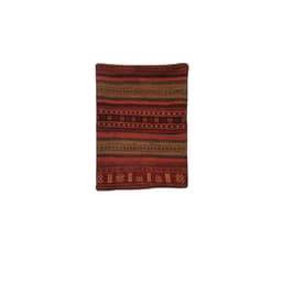 image-Baluchi Kilim Handwoven Merlot Cushion Cover