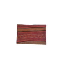 image-Baluchi Kilim Handwoven Dark Chestnut Cushion Cover