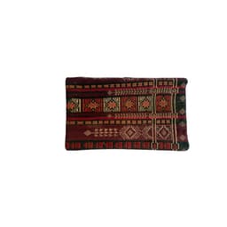 image-Baluchi Kilim Handwoven Claret Cushion Cover