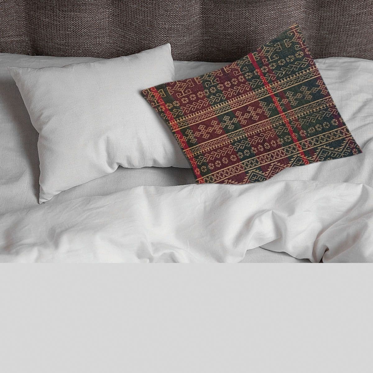 image-Baluchi Kilim Handwoven Muesli Cushion Cover