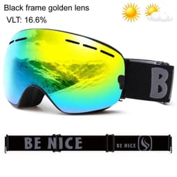 image-UV400 Double Layers Anti-fog Ski Goggles Lens Ski Mask Glasses Skiing Snow Snowboard Eyewear Mirror Polarize Goggles for Men