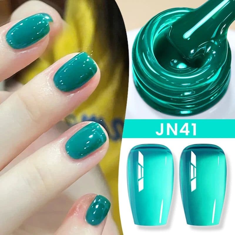 image-BORN PRETTY Milky White Jelly Nude Gel Nail Polish 10ml White Translucent Soak Off Gel Vernis Semi Permanent Need UV Light Cure