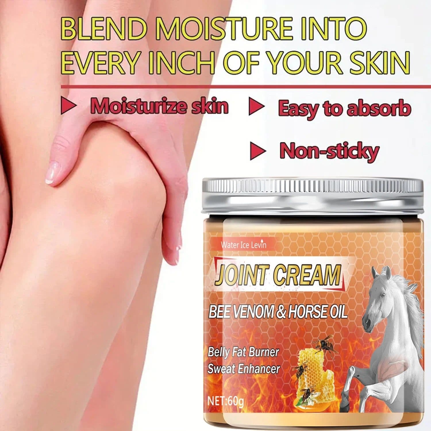 image-Muscle Firming Massage Cream, Collagen, Hypoallergenic, Moisturizing Cream, Suitable for All Skin Types, Unisex