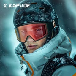 image-KAPVOE Photochromic Men Women Outdoor Sports Ski goggles Anti-fog Snowboarding Snowmobile Glasses UV400 Teen Charistmas Cycling