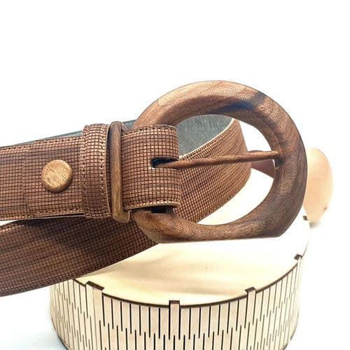 image-Luxury Wood Belt Kruger Heart 420